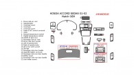 Honda Accord 2001-2002, Interior Dash Kit, Sedan, 22 Pcs., Match OEM