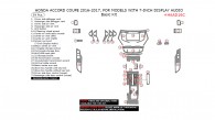 Honda Accord Coupe 2016-2017, For Models With 7-Inch Display Audio, Basic Interior Kit, 39 Pcs.