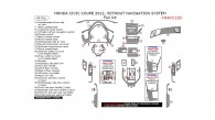 Honda Civic 2012, Without Navigation System, Full Interior Kit (Coupe Only), 45 Pcs.