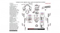 Honda Civic 2012, With Navigation System, Full Interior Kit (Sedan Only), 51 Pcs.