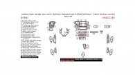 Honda Civic 2013, 2014, 2015, Without Navigation System (Without 7-Inch Display Audio), Basic Interior Kit (Sedan Only), 41 Pcs.