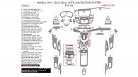 Honda CR-V 2012, 2013, 2014, With Navigation System, Full Interior Kit, 57 Pcs.