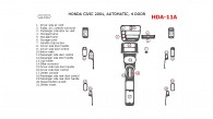 Honda Civic 2001, Interior Dash Kit, Automatic, 4 Door, 21 Pcs.