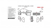 Honda Civic 1992, 1993, 1994, 1995, Full Interior Kit, 2 Door, 17 Pcs.