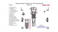 Honda Accord 2003, 2004, 2005, 2006, 2007, Coupe, Basic Interior Kit, With Navigation, 25 Pcs.