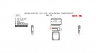 Honda Prelude 1992, 1993, 1994, 1995, 1996, With Manual Transmission, Main Interior Kit, 7 Pcs.