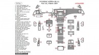 Hyundai Azera 2006, 2007, 2008, 2009, 2010, 2011, Full Interior Kit, 54 Pcs., Match OEM