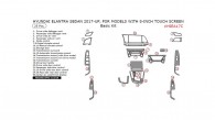 Hyundai Elantra Sedan 2017-2018, For Models With 8-Inch Touch Screen, Basic Interior Kit, 25 Pcs.