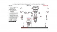 Hyundai Elantra 2013, Coupe, Without Navigation System, Basic Interior Kit, 28 Pcs.