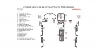 Hyundai Sonata 2002, 2003, 2004, 2005, Interior Dash Kit, Automatic, 22 Pcs.