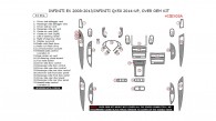 Infinii EX 2008, 2009, 2010, 2011, 2012, 2013/Infiniti QX50 2014, 2015, 2016, Over OEM Interior Kit, 33 Pcs.