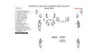 Infinii EX 2008, 2009, 2010, 2011, 2012, 2013/Infiniti QX50 2014, 2015, 2016, Match OEM Interior Kit, 22 Pcs.