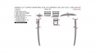 Infiniti G37 Coupe/Convertible 2010, 2011, 2012, 2013/Infiniti Q60 2014-2015, Over OEM Kit, Basic Interior Kit, 24 Pcs.