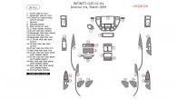Infiniti Q45 2002, 2003, 2004, Interior Kit, 30 Pcs., Match OEM