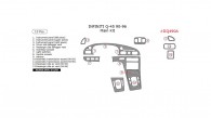 Infiniti Q45 1990, 1991, 1992, 1993, 1994, 1995, 1996, Main Interior Kit, 13 Pcs.