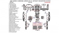Jeep Grand Cherokee 2005, 2006, 2007, Laredo Without Navigation System, Full Interior Kit, 63 Pcs.