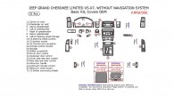 Jeep Grand Cherokee 2005, 2006, 2007, Limited Without Navigation System, Basic Interior Kit, Covers OEM, 31 Pcs.