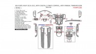 Kia Forte Koup 2010, 2011, 2012, 2013, Interior Dash Kit, With Digital Climate Control, Interior Dash Kit, With Manual Transmission, 35 Pcs.