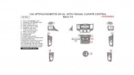 Kia Magentis/Optima 2009-2010, With Manual Climate Control, Basic Interior Kit, 21 Pcs.