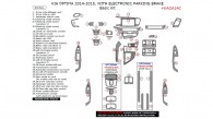 Kia Optima 2014-2015, With Electronic Parking Brake, Basic Interior Kit, 39 Pcs.