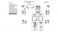 Kia Sportage 2009-2010, Main Interior Kit, 22 Pcs.
