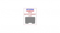 Lincoln Aviator 2003, 2004, 2005, 2006, Interior Dash Kit, Optional Rear Entertainment Accent, 1 Pcs., Match OEM