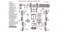 Lincoln Mark LT 2006, 2007, 2008, Match OEM Interior Kit, 56 Pcs.