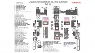 Lincoln Navigator 2005-2006, Full Interior Kit, W/o Sunroof, 65 Pcs.