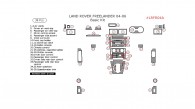 Land Rover Freelander 2004, 2005, 2006, Basic Interior Kit, 38 Pcs.