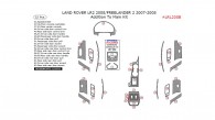 Land Rover LR2 2008/Freelander 2 2007-2008, Addition To Main Interior Kit, 32 Pcs.
