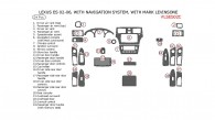 Lexus ES 2002, 2003, 2004, 2005, 2006, Interior Dash Kit, With Navigation System, With Mark Levinsone, 24 Pcs.