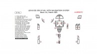 Lexus ES 2007, 2008, 2009, With Navigation System, Basic Interior Kit, 26 Pcs.