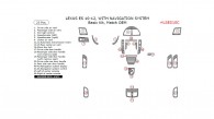 Lexus ES 2010, 2011, 2012, With Navigation System , Basic Interior Kit, 23 Pcs., Match OEM