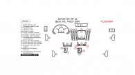 Lexus GS 2006, 2007, 2008, 2009, 2010, 2011, Basic Interior Kit, 26 Pcs., Match OEM
