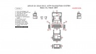 Lexus GX 2010, 2011, 2012, 2013, With Navigation System, Basic Interior Kit, 33 Pcs., Match OEM