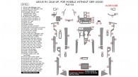 Lexus RX 2016, 2017, For Models Without OEM Wood, Full Interior Kit, 54 Pcs.