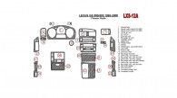 Lexus GS 1998, 1999, 2000, Interior Dash Kit, Pioneer Radio, Match OEM, Natural Wood, 26 Pcs.