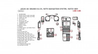 Lexus GS 2001, 2002, 2003, 2004, 2005, Interior Dash Kit, With Navigation System, 26 Pcs., Match OEM