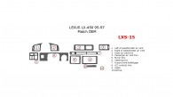 Lexus LX 1995, 1996, 1997, Interior Dash Kit, Match OEM, 10 Pcs.