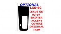 Lexus GS 1993, 1994, 1995, 1996, 1997, Interior Dash Kit, Shifter Accent,  Match OEM, 1 Pcs.