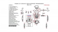 Mazda CX-3 2016, 2017, With Automatic Transmission, Basic Interior Kit, 58 Pcs.