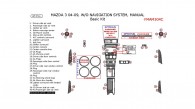 Mazda 3 2004, 2005, 2006, 2007, 2008, 2009, Without Navigation, Manual, Basic Interior Kit, 43 Pcs.