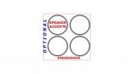 Mazda 3 2004, 2005, 2006, 2007, 2008, 2009, Interior Dash Kit, Optional Speakers Surround 4 Pcs.