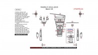 Mazda 5 2012, 2013, 2014, 2015, Basic Interior Kit, 32 Pcs.