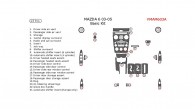 Mazda 6 2003, 2004, 2005, Basic Interior Kit, 23 Pcs.