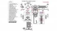 Mazda Miata 2006, 2007, 2008, Full Interior Kit, 44 Pcs.