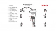 Mazda 626 2000, 2001, 2002, Basic Interior Kit, 14 Pcs.