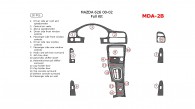 Mazda 626 2000, 2001, 2002, Full Interior Kit, 16 Pcs.