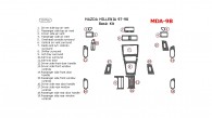 Mazda Millenia 1997-1998, Mazda Millenia 97-98, Basic Interior Kit, 19 Pcs.