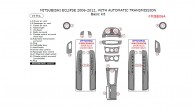 Mitsubishi Eclipse 2006, 2007, 2008, 2009, 2010, 2011, 2012, Automatic Transmission, Basic Interior Kit, 19 Pcs.